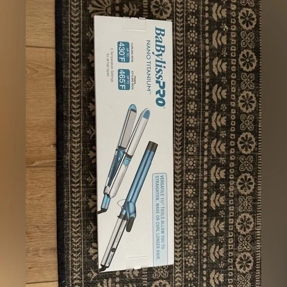 BaBylissPRO Nano Titanium Hair Styling Set - Picture 2 of 2